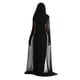 thumbnail image 4 of Sunloudy 2 Piezas Disfraz de Cosplay para Mujer, Capa de Mantel con Capucha de Color Sólido + Vestido Largo Delgado para Fiesta de Halloween, Juego de Rol, Negro Sunloudy moda, 4 of 7