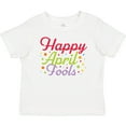 thumbnail image 3 of Inktastic Happy April Fools with Colorful Dots Boys or Girls Baby T-Shirt, 3 of 5