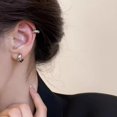 thumbnail image 1 of Pendientes sencillos con forma de C estilo ins, con placa de incienso repelente de mosquitos, elegantes, de estilo coreano, de alta gama, con nicho semicircular para mujer, 1 of 5