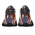 thumbnail image 5 of Basset hound American flag Patriot Shoes Sneakers Black Size 9, 5 of 7