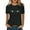 Black, variant on Aayomet St Patrick's Day Business Casual Tops For Women Womens Short Sleeve Tops Dolman V Neck T-Shirts Summer Casual,Black S