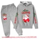 thumbnail image 5 of Christmas Hoodie Set Kids Clothes Girls Hooded Tracksuit Boys Santa Claus Sweatshirt 2pcs Children Stranger Things Clothing, 5 of 5