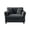 Gray, variant on Tulib 46.5" Corduroy Accent Chair, Comfy Reading Chair for Living Room Bedroom Office and Apartment, Modern Armchair with Pillows for Adults, Blue
