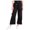 Black, variant on Miutii Kids Girls Cargo Pants Loose Straight Wide Leg Trousers Casual Outdoor Jogger Pants Causal Outwaer Pink 9-10