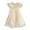 r-400White138, variant on MEZZALL Toddler Girls Fly Sleeve Star Moon Sequin Dress Dance Party Ruffles Dresses Soft Kids Crew Neck Solid Color Child Sundress