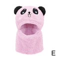 thumbnail image 5 of Cute Cartoon Animal Design Kids Winter Hat and Scarf Set, Soft & Warm Polyester Fiber for Girls and Boys, 5 of 9