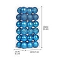 thumbnail image 5 of DefiDgd 36pcs 2.36inch Christmas Ball Ornaments Set,Christmas Tree Hanging Decorations,Glittering Shatterproof Balls for Xmas Tree, Holiday Party Decor(G), 5 of 8