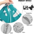 thumbnail image 6 of TSOVTHRID Monstera Leaf Print 4 Pieces Gaming Chair Covers Slipcovers Non-Slip Gamer Chair Cover Stretchable Rotating Armchair Covers with Armrest Covers, 6 of 7