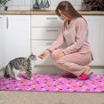 thumbnail image 3 of Pink Halloween Pattern Kitchen Rugs Sets Of 2,Anti Fatigue Kitchen Mat Rugs Non Slip Washable,Decorative Kitchen Floor Mats for Kitchen,Sink,Laundry,17"x30"+17"x47", 3 of 7
