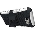 thumbnail image 2 of WHITE GRENADE GRIP RUGGED TPU SKIN HARD CASE COVER STAND FOR SAMSUNG GALAXY J3 EMERGE J327P (2017) (Sprint, Boost Mobile, Virgin Mobile), 2 of 8