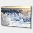 thumbnail image 3 of Designart Beautiful Winter Panorama Canvas Wall Art, 3 of 4