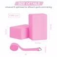 thumbnail image 4 of Yoga Block and Strap Set, 2 Soft Non-Slip Yoga Blocks 9x6x3 inches, 6FT Strap Provides Strength and Stability, Latex-Free EVA Foam for Yoga, Pilates, Stretching and Toing, 4 of 7