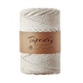 thumbnail image 1 of Macrame Cord, Natural Cotton Macrame Rope, Twisted White Cotton Cord for Plant 5mm-, 1 of 7