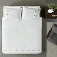 thumbnail image 4 of INK+IVY Nea 3 Piece King/Cal King Cotton Printed Duvet Cover Set with Trims Black/White, 4 of 6