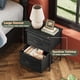 thumbnail image 2 of Armario pequeño Nightstand WLIVE con 2 cajones de tela, color negro, 2 of 8