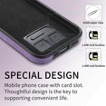 thumbnail image 6 of for iPhone 15 Plus Case, Soft TPU and PU Leather Cover Case, Business Anti-Vibration Anti-Slip Ultralight Luxury Vintage Phone Case Cover for iPhone 15 Plus for Men Women, Purple, 6 of 11