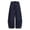 Navy, variant on lnmuld Girls Wide Leg Sweatpants Fabric Drawstring Elastic High Waist Dual Side Pockets Soft Heavy Knit Minimal Casual Trousers Color:Black,Size:6-7 Years