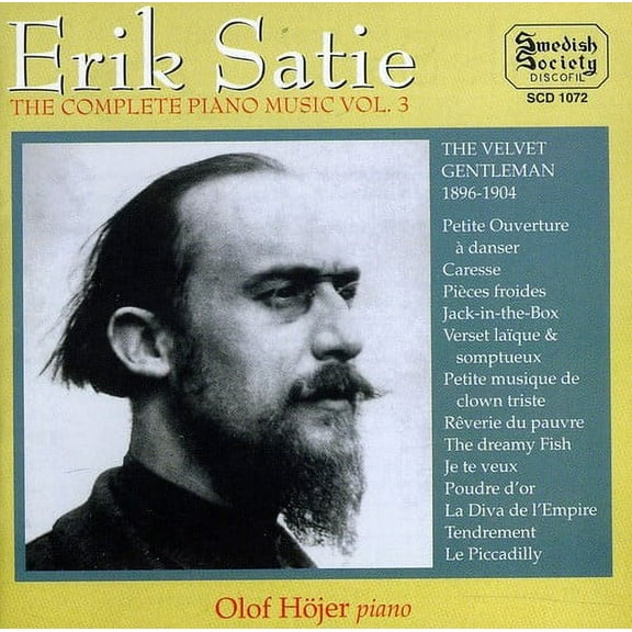 E. Satie - Complete Piano Music 3 - Music & Performance - CD