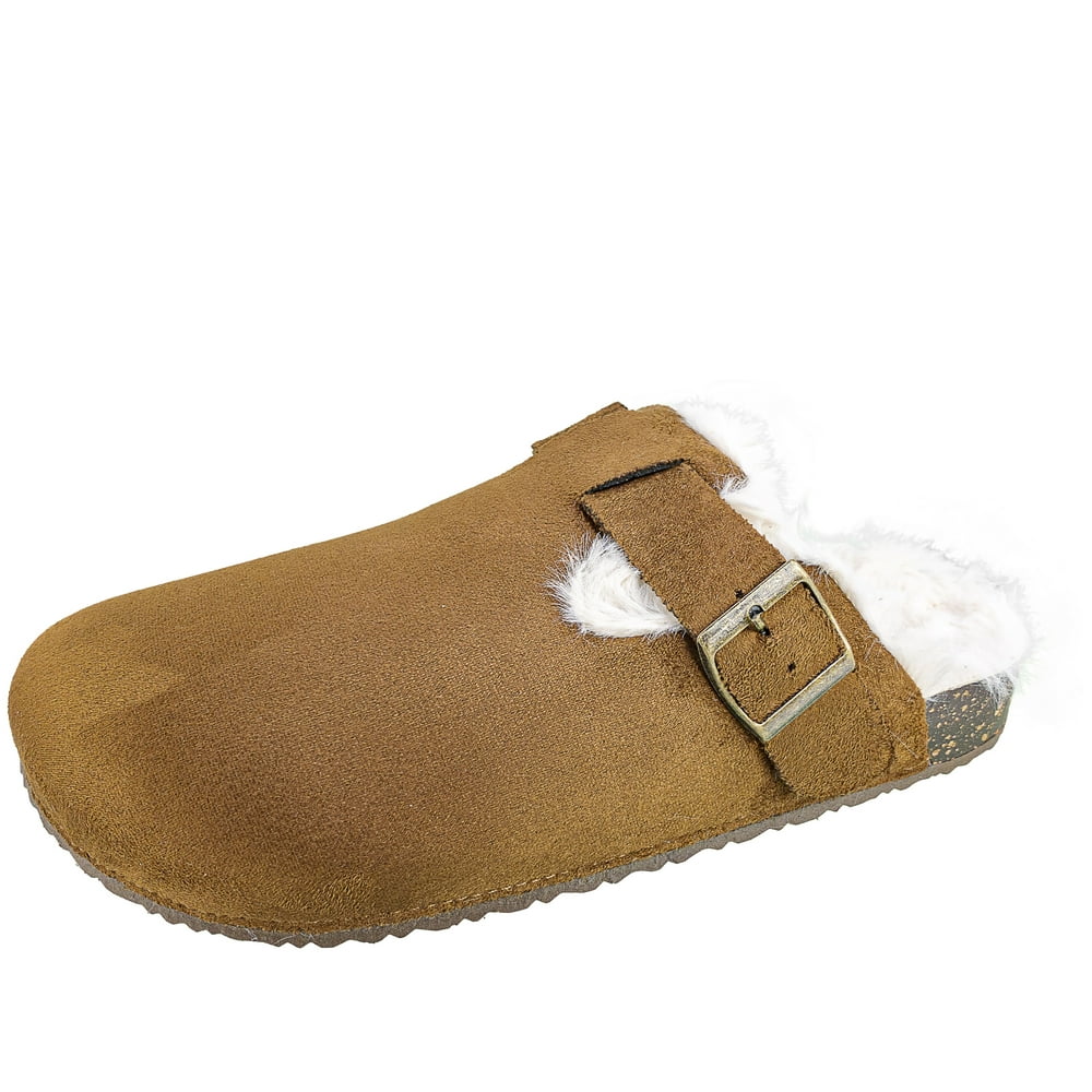 secret treasures classic suede clog slipper