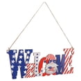 thumbnail image 1 of Welcome Hanging Sign, Alphabet Wear Resistance Stylish Welcome Sign For Room Door ANGGREK Otros, 1 of 8