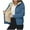 Blue, variant on Riecok Womens Zip up Jacket Long Sleeve Hooded Jackets Christmas Printed Fleece Lined Coats with Pockets Casual Stylish Clothes