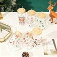 thumbnail image 6 of Christmas Glass Cups 16 oz Xmas Mason Jars with Lids & Straws Cute Colored Xmas Mugs for Water Juice Milk Christmas Gifts - A, 6 of 7