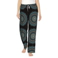thumbnail image 2 of Goofa Mandala Printed Soft Pajama Pants for Women, Wide Leg Comfy Casual Lounge Yoga Pants-XX-Large, 2 of 9