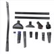 thumbnail image 1 of Kit de Accesorios Universales para Aspiradora 13 Piezas Adaptador de Manguera de Plástico para Aspiradora en Seco y Húmedo, Aspiradoras 1-1/4 Pulgadas con Cepillo para el Cabello, 1 of 5