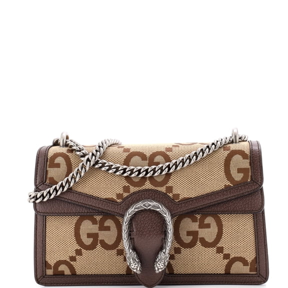 Pre-Owned Dionysus Bag Jumbo GG Canvas Small By Rebag