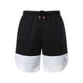 thumbnail image 1 of TheFound Men's Sweatshorts Casual Fitted Elastic Waist Contrast Color Athletic Short for Running Workout, 1 of 9