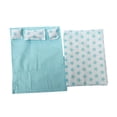 thumbnail image 2 of 1:12 Ropa de cama en miniatura para casa de muñecas Juego de ropa de cama para casa de muñecas con sábana, edredón y azul, 2 of 6