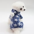 thumbnail image 1 of Ropa De Lana Para Perros Con Estampado De Estrellas, 4 Patas, Sudadera Con Capucha De Lana Coral Para Cachorros, Para Otoño E Invierno, Razas Pequeñas, 1 of 7