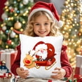 thumbnail image 1 of Xihbxyly Ofertas de Hoy Conjunto de Cojines de Lino para Decoración Del Hogar, Conjunto de Cojines con Papá Noel, Cojín para Coche, 1 of 6
