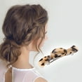 thumbnail image 2 of Unique Bargains Fashion Hair Clip Hairdo Clip 1 Pc Beige Black, 2 of 5