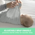 thumbnail image 2 of SwaddleMe by Ingenuity Original Swaddle for Baby, 100% Cotton, 3-6 Months, 1.0 TOG, 3-Pack - Superstar, 2 of 5