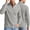 Gray, variant on Mens Quarter Button Sweaters Regular Fit Casual Mock Neck Jacquard Knit Pullover Casual Dress Sweaters, Chest Pocket, Fall Winter Sweaters for Business, Office, Travel, Outdoor