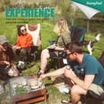 thumbnail image 3 of Sunnyfeel Camping Rocking Chair for Adults, Luxury Padded Recliner, Oversized Folding Rocker Lawn Chair (Blue), 3 of 8