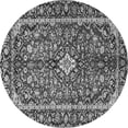thumbnail image 1 of Ahgly Company Indoor Round Medallion Gray Traditional Area Rugs, 6' Round, 1 of 1