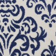 thumbnail image 5 of Nourison Grafix 8' x ROUND (8' Round) White/Blue Area Rug Vintage Transitional Damask by Nourison, 5 of 10
