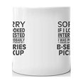 thumbnail image 3 of Thinking about my B-SERIES PICKUP Driver Coffee Tea Ceramic Mug Office Work Cup Gift 11 oz, 3 of 3