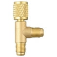 thumbnail image 2 of High Reliability Quick Connect Tee Adapter for R22 R12 R134 with 1/4 SAE, 2 of 9