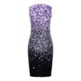 thumbnail image 4 of SMihono Robe d'Été Grande Taille pour Femmes Robes d'Été 2023 Imprimé Sans Manches Col Rond Robe Slim, 4 of 6