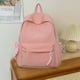 thumbnail image 5 of Organizadores de armario y almacenamiento, mochila de gran capacidad para estudiantes de secundaria y universitarios, mochila de estilo universitario simple y versátil para mujer, mochila de nailon co, 5 of 6