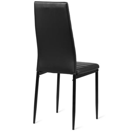 dining gymax pvc legs chair metal furniture side kitchen