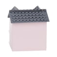 thumbnail image 1 of Casa de muñecas portátil Bewildely 1:12 colorido modelo juguete componente Rosado, 1 of 6