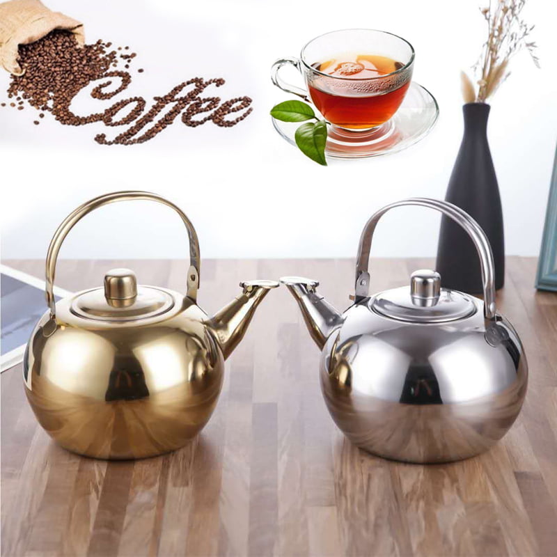 Details about   StainlessSteel Tea Kettle Teapot Outdoor Stovetop Infuser Filter&Strainer/ 