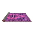 thumbnail image 2 of Ahgly Company Indoor Square Medallion Purple Traditional Area Rugs, 7' Square, 2 of 4