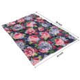 thumbnail image 4 of Pioneer Flower Blanket,Comfortable Soft Flannel Throw Blanket,All Season,Warm Lightweight Blankets for Sofa Bed Couch Living Room Chair,40"x50"(100x130cm), 4 of 4