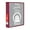 Burgundy, variant on BAZIC 3 Ring Binder 1" Economy View Binders Hold 175 Sheets, 24-Count