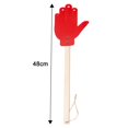 thumbnail image 4 of Fly Swatter with Stainless Steel Rivets Heavy Duty Faux Leather Fly Swatter with Wood Handle Efficient Catcher Comfortable Grip Palm Shape Insects, 4 of 8